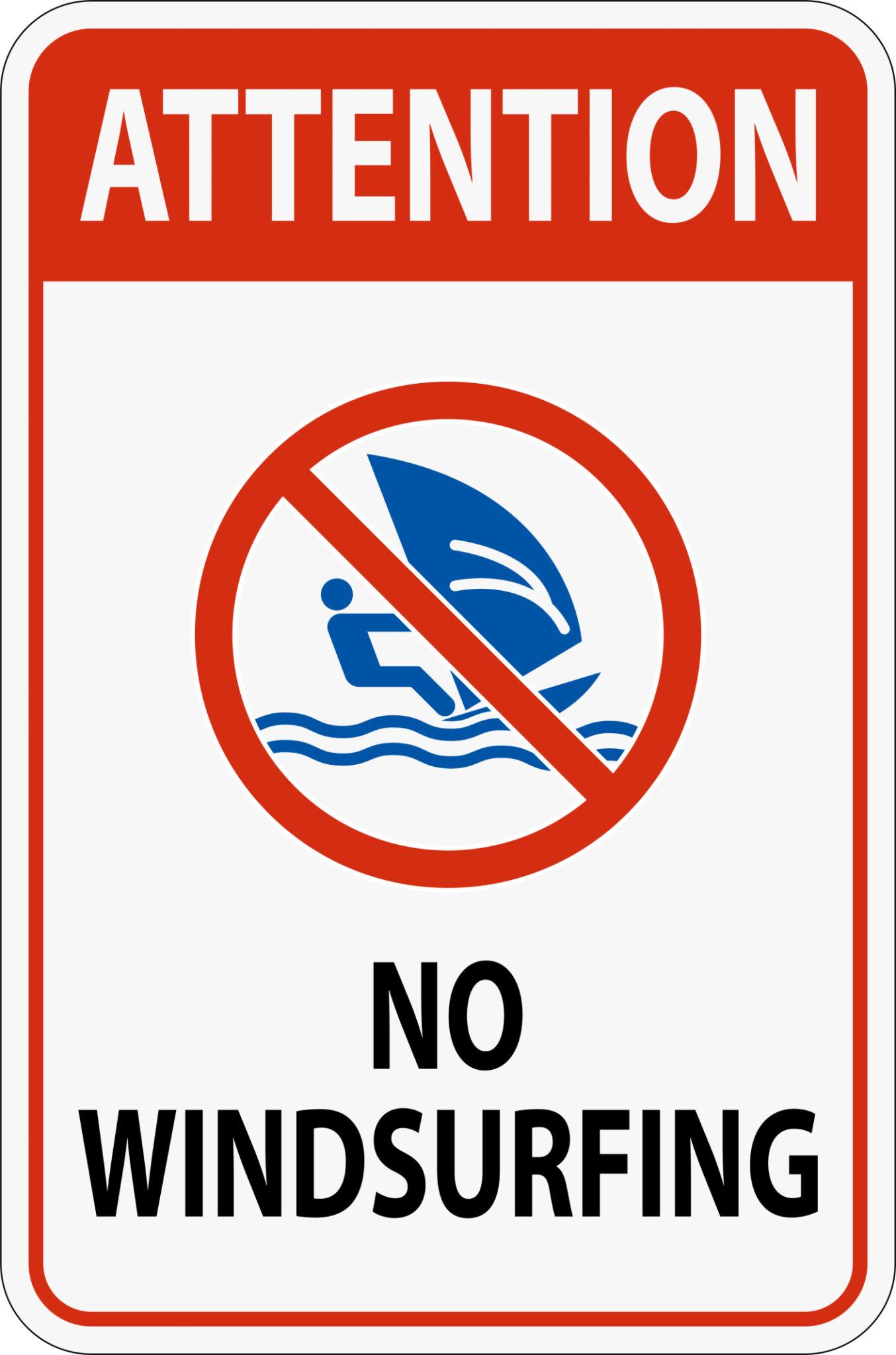 No Windsurfing Area